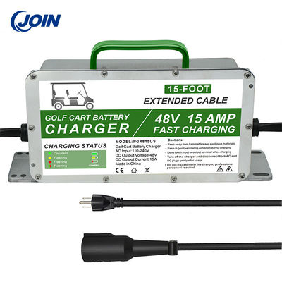실성한 골프 카트 부속물 15A 48V 골프 카트 배터리 충전기