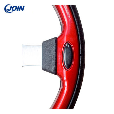 조종하는 PVC 빨간 골프 카트는 노패턴 없이 12.5in 단색을 움직입니다