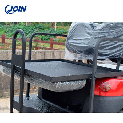 EXCAR 골프 카트 뒷자리 장비 실성한 후방 플립 시트 가죽 검정색